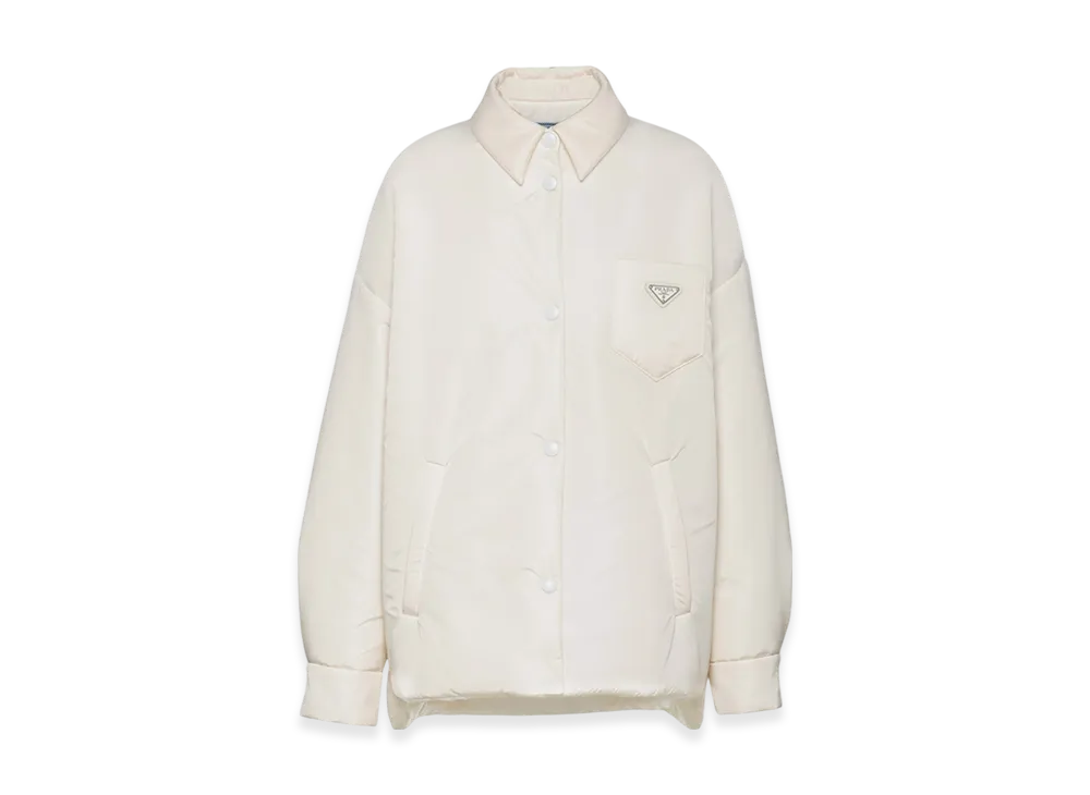 PRADA Women's Light Re-Nylon Padded Jacket "White"