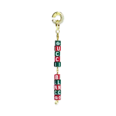 GUCCI x BALENCIAGA The Hacker Symbol Single Earrings "Multi"