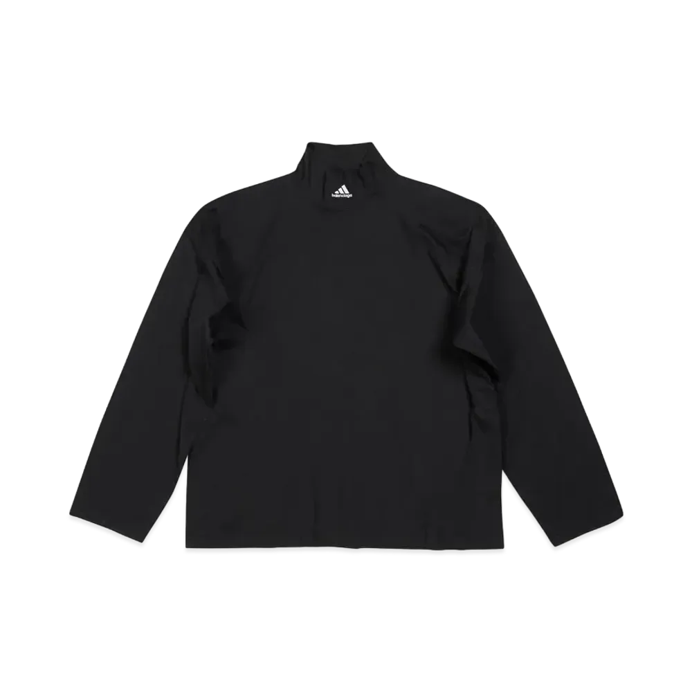 adidas BALENCIAGA High Neck T-Shirt "Black"