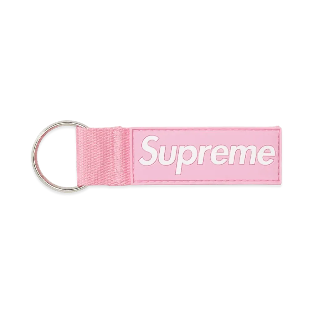 Supreme Webbing Keychain (26SS) "Pink"