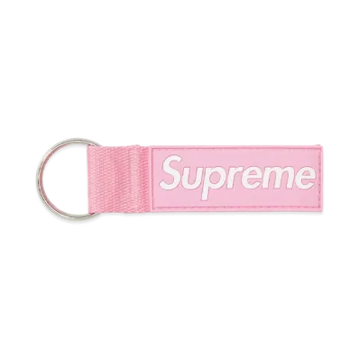 Supreme Webbing Keychain (26SS) "Pink"