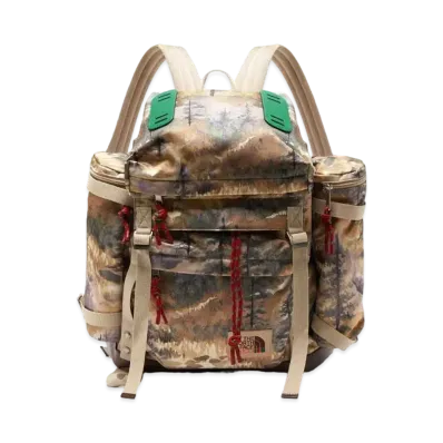 GUCCI x The North Face Landscape Print Shell Backpack "Brown"