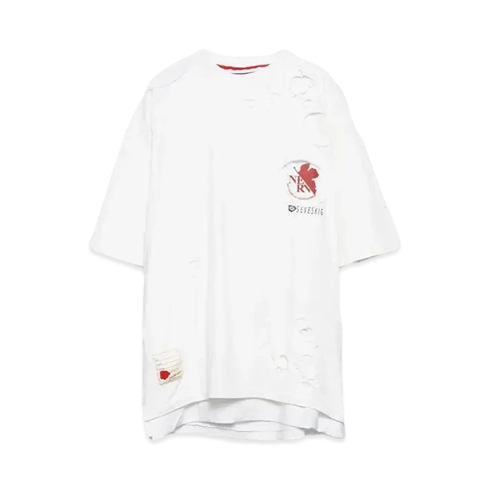 EVANGELION x SEVESKIG S/SL Tee Ver.Main visual:001 "WHITE"