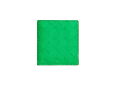 Bottega Veneta Slim Bi-Fold Wallet "Parakeet"