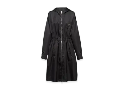PRADA Women's Re-Nylon Rain Coat "Black"
