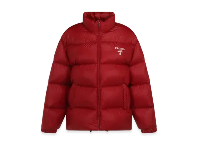 PRADA Women's Re-Nylon Down Jacket "Red"