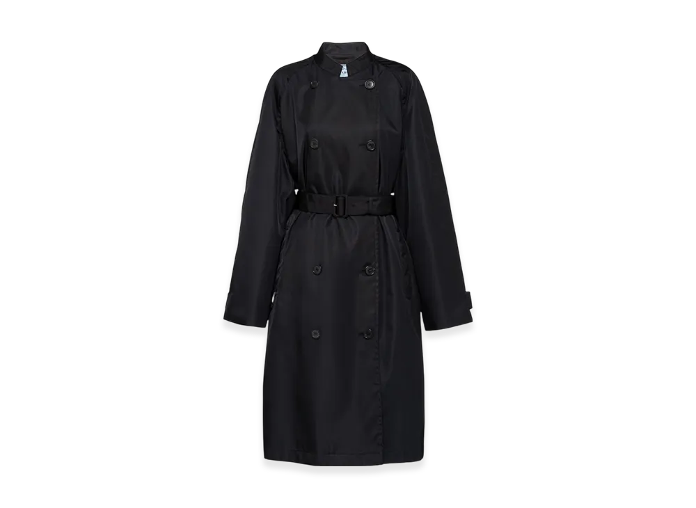 PRADA Women's Re-Nylon Raincoat "Black"