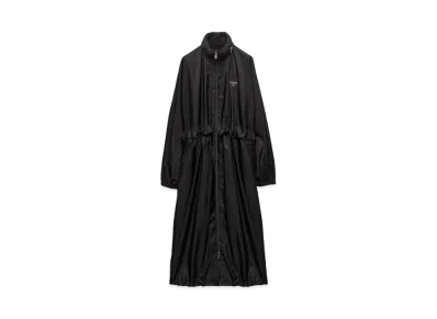 PRADA Women's Light Re-Nylon Raincoat "Black"