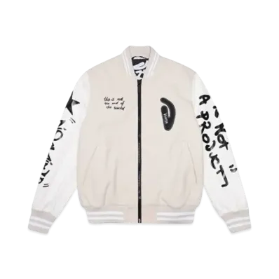 DISCLAIMER BOMBER UOMO "CREMA"
