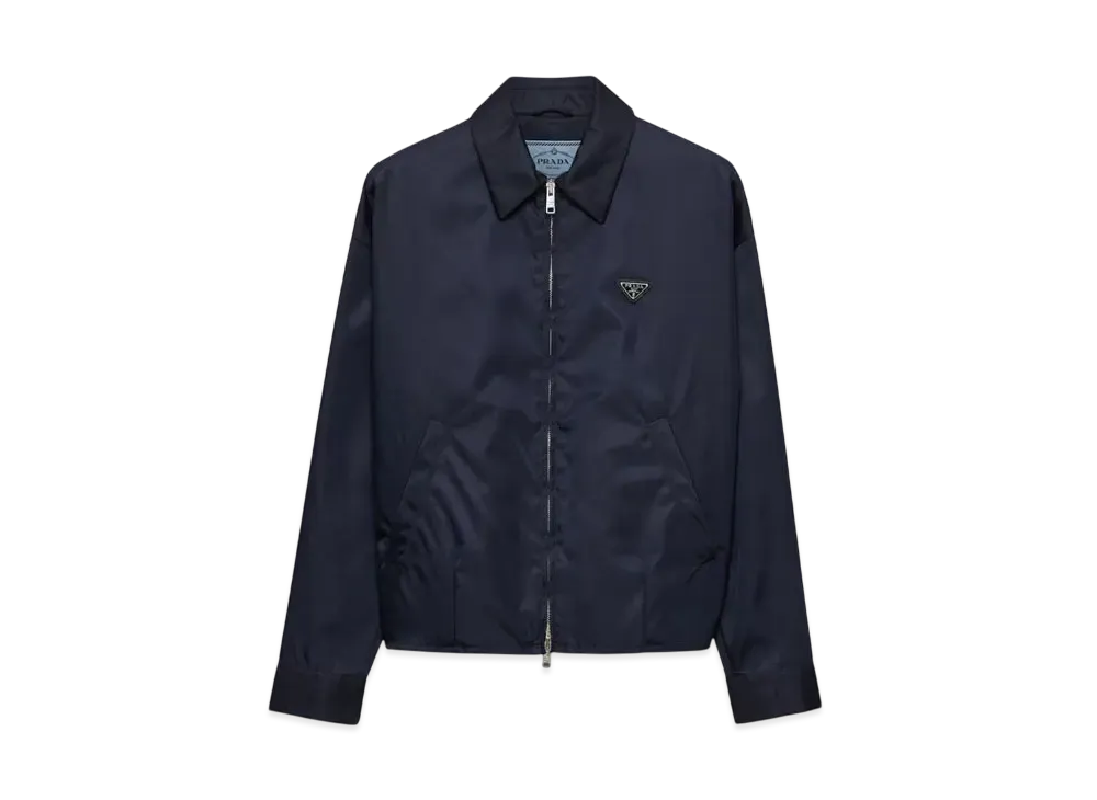 PRADA Women's Re-Nylon Blouson Jacket "Navy"