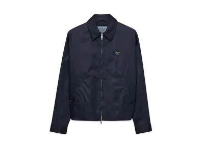 PRADA Women's Re-Nylon Blouson Jacket "Navy"