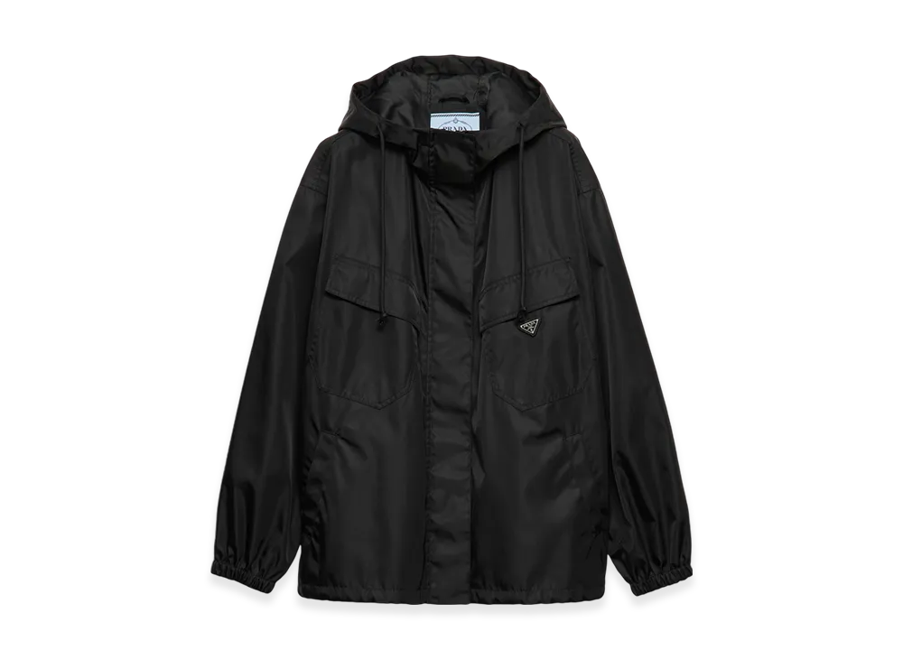 PRADA Women's Re-Nylon Blouson Jacket "Black"