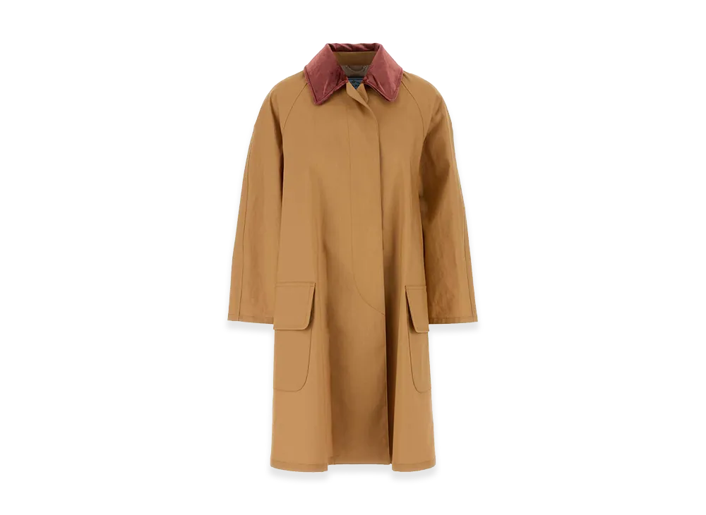 PRADA Women's Cotton Overcoat "Animal Print"