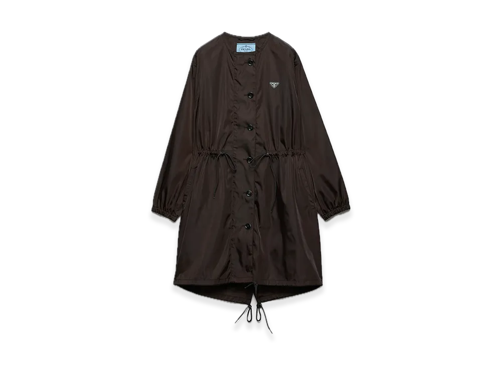 PRADA Re-Nylon Raincoat "Dark Brown"