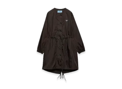 PRADA Re-Nylon Raincoat "Dark Brown"