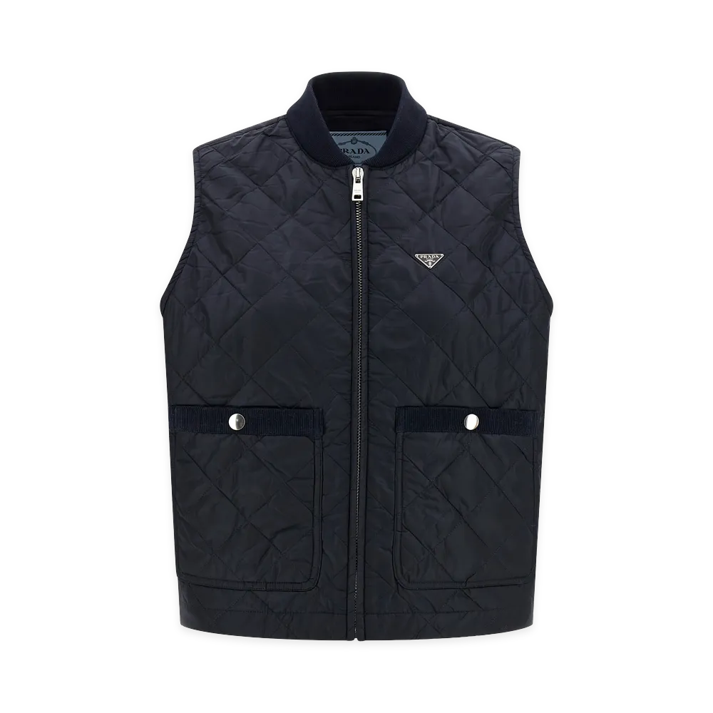 PRADA Women's Re-Nylon Vest "Blue"
