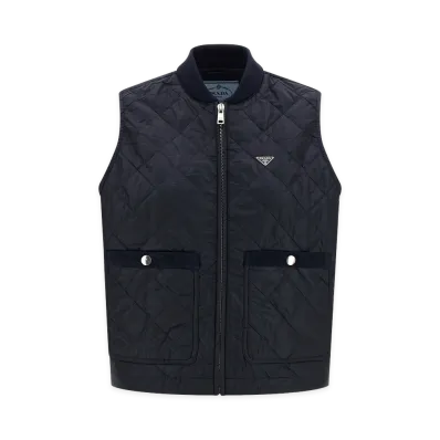 PRADA Women's Re-Nylon Vest "Blue"