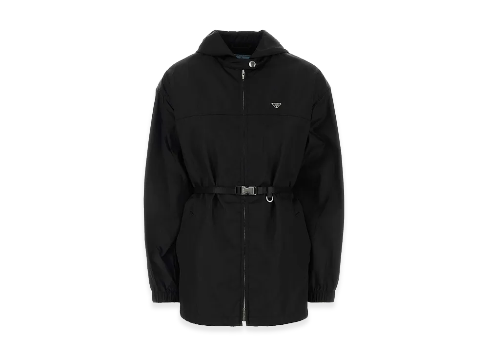 PRADA Women's Re-Nylon Windbreaker "Black"