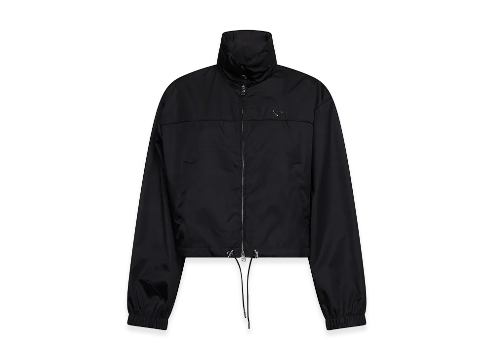 PRADA Women's Re-Nylon Cropped Jacket "Black"