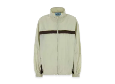 PRADA Wonen's Two-Tone Re-Nylon Windbreaker "Multi"