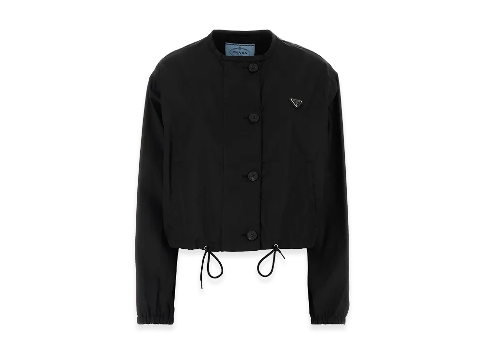 PRADA Women's Re-Nylon Windbreaker "Black"