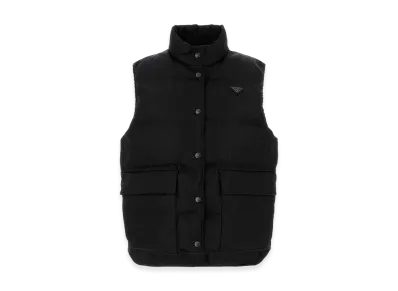 PRADA Women's Re-Nylon Down Vest "Black"