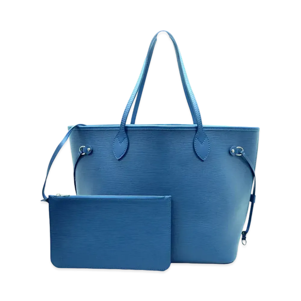 Louis Vuitton Neverfull MM Epi Leather "Cyan"