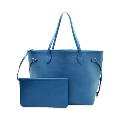 Louis Vuitton Neverfull MM Epi Leather "Cyan"