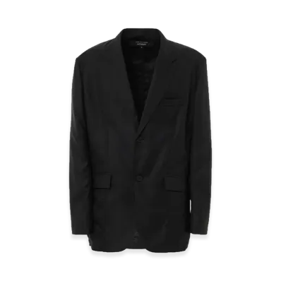 COMME des GARCONS HOMME Wool Garba Puckering Jacket "Black"