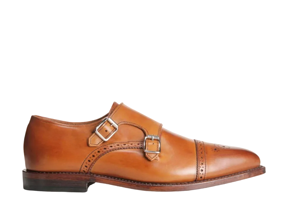 Allen Edmonds St. John's Double Monk Strap Dress Shoe 1943 "Walnut Brown" 2926 D