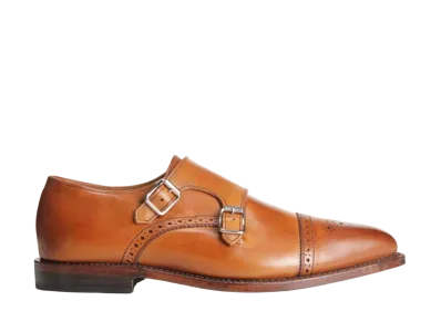 Allen Edmonds St. John's Double Monk Strap Dress Shoe 1943 "Walnut Brown" 2926 D