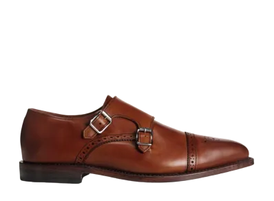 Allen Edmonds St. John's Double Monk Strap Dress Shoe 1943 "Dark Chili" 2927 D