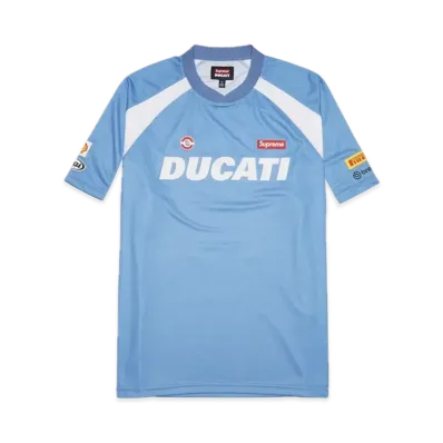 Supreme x Ducati Soccer Jersey "Blue"