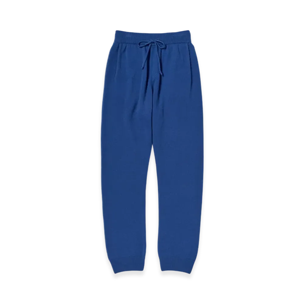 AURALEE Baby Cashmere Knit Pants "Royal Blue"