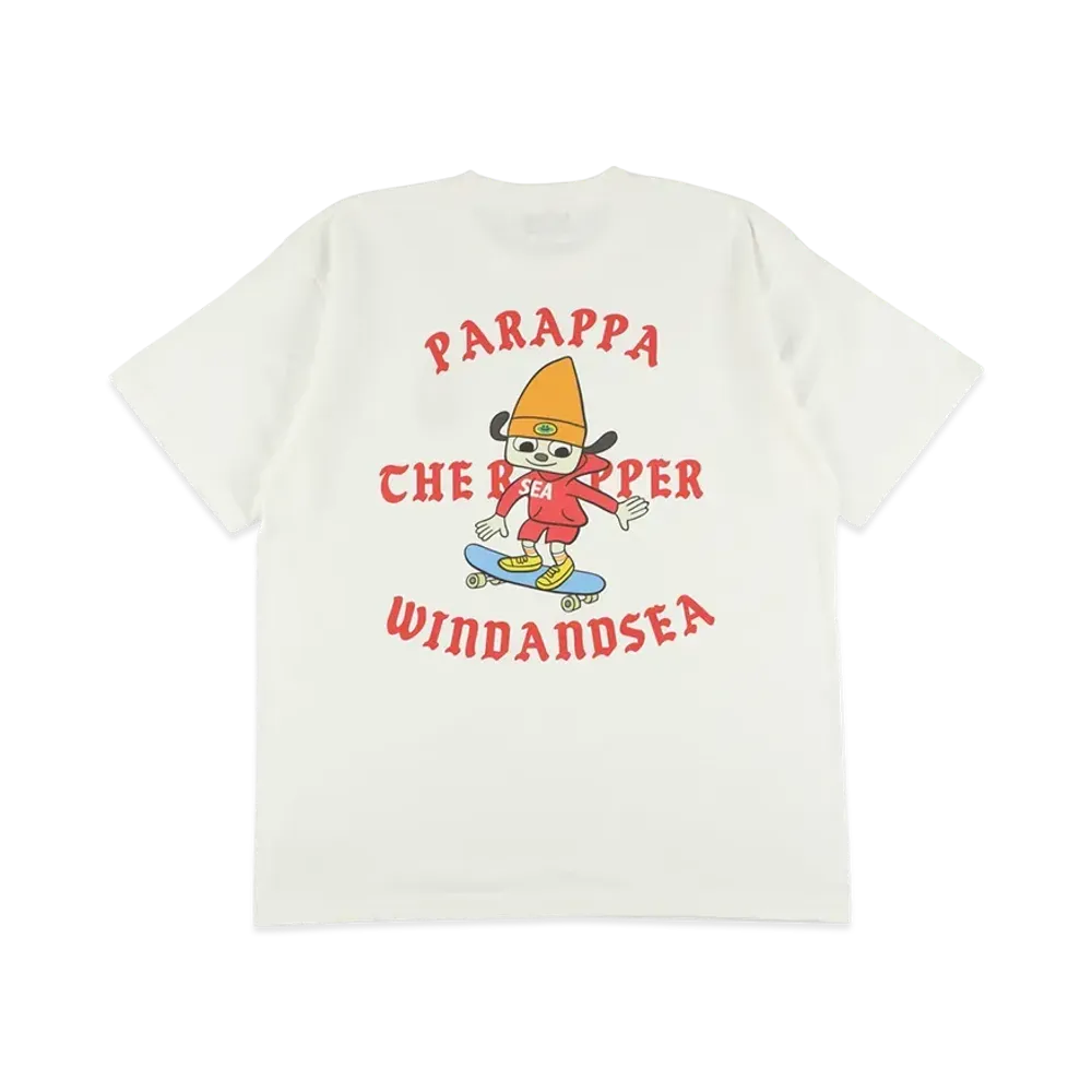 WIND AND SEA x PARAPPA THE RAPPER S/S Tee "White"