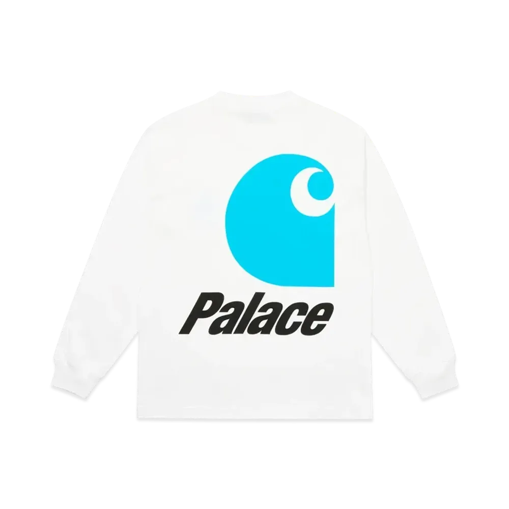 PALACE x Carhartt WIP Logo Longsleeve "White"