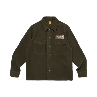 HUMAN MADE Wool CPO Shirts "Olive Drab"