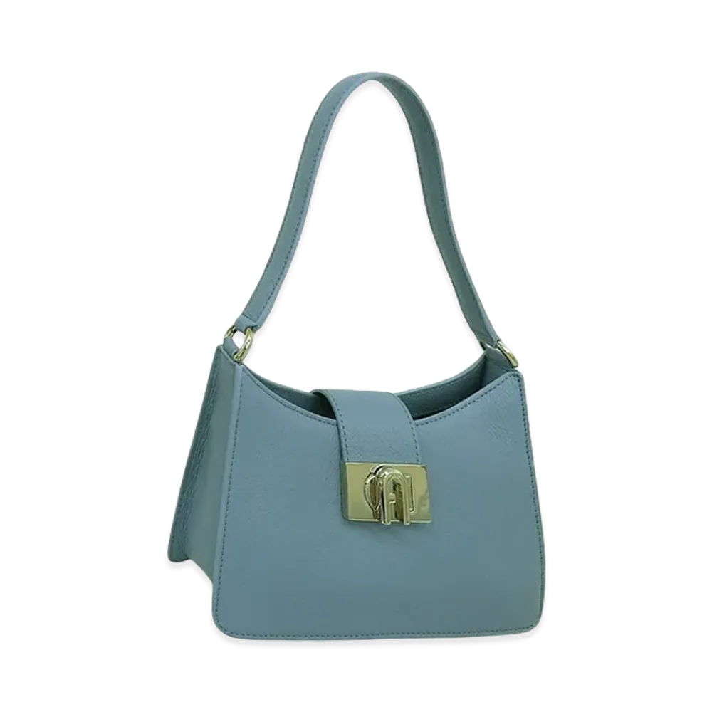 FURLA 1927 S Shoulder Bag Soft "Blue"