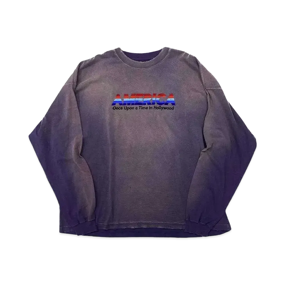 DAIRIKU AMERICA Vintage Sunburn Tee "Sunburn Navy"