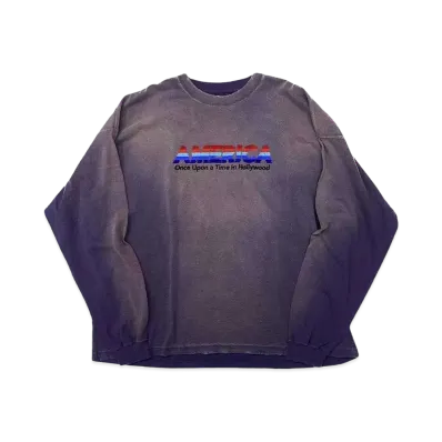 DAIRIKU AMERICA Vintage Sunburn Tee "Sunburn Navy"