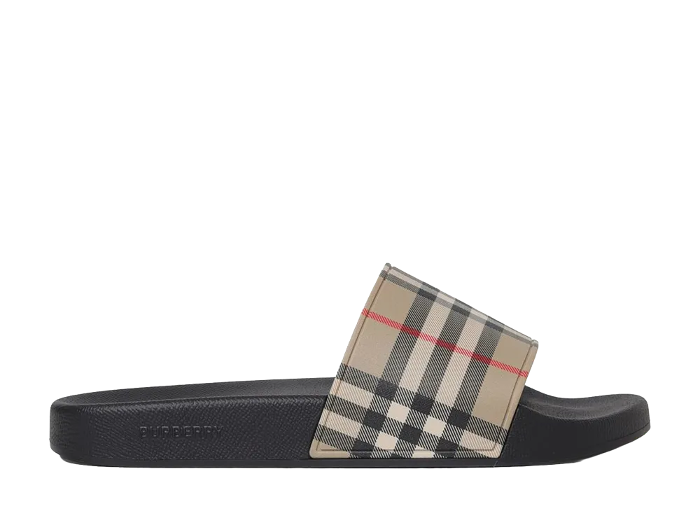 Burberry Women's Slippers Check "Nude&Neutrals"