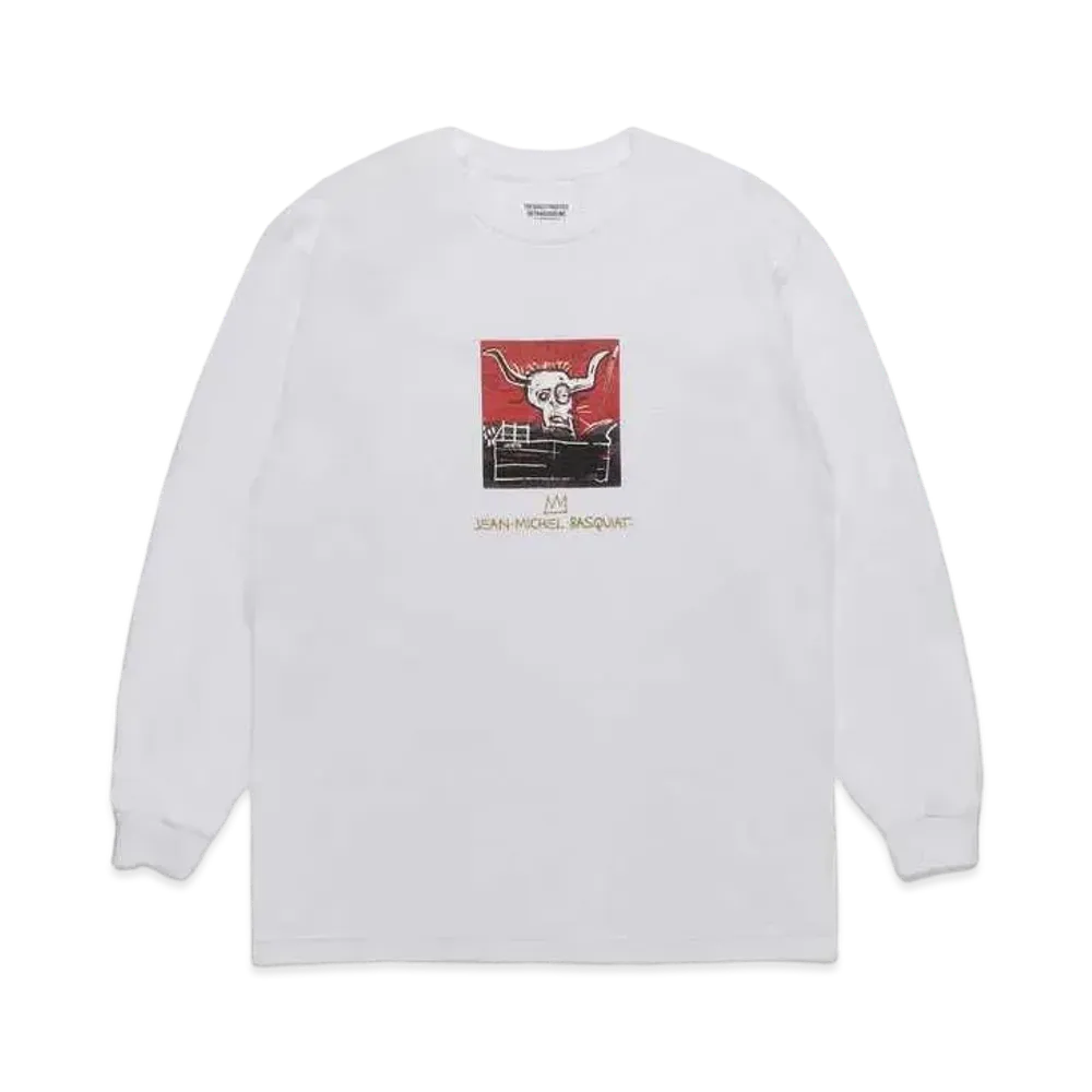 WACKO MARIA JEAN-MICHEL BASQUIAT / Long Sleeve T-Shirt "White"