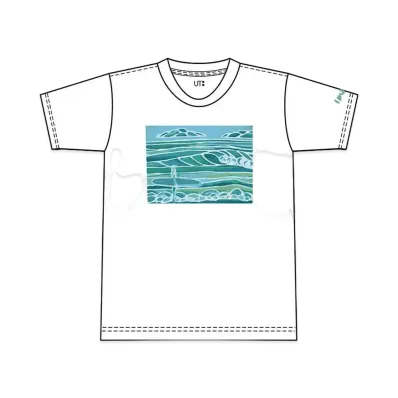 Uniqlo Heather Brown UT Graphic T-Shirt "Off White"