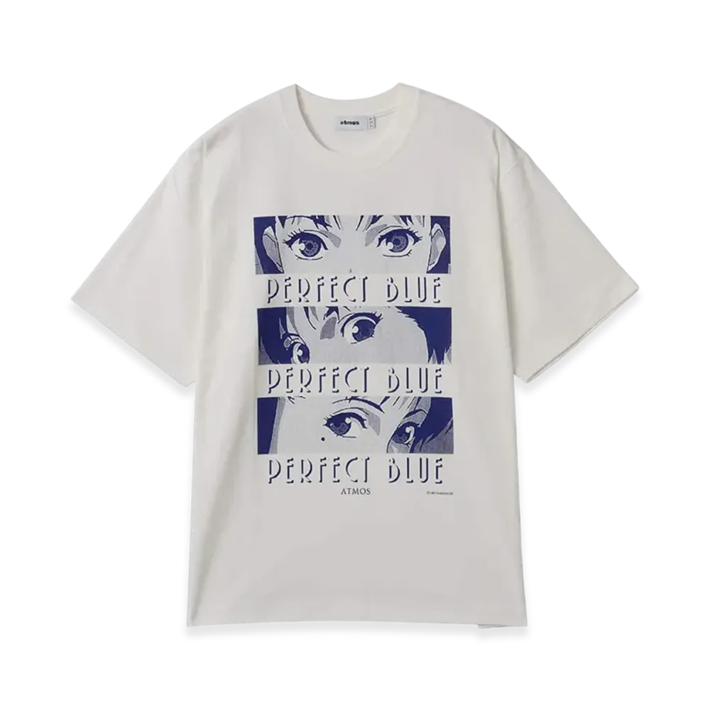 atmos x PERFECT BLUE T-shirt 4 "White"