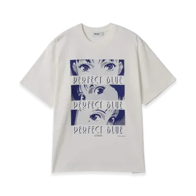 atmos x PERFECT BLUE T-shirt 4 "White"