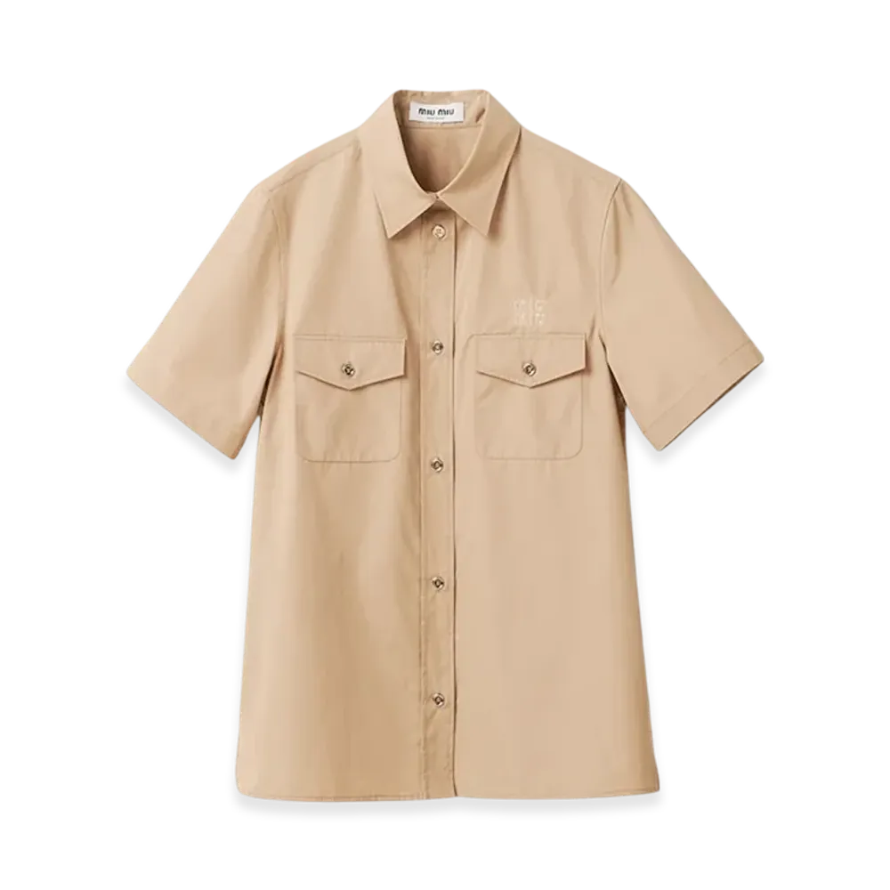 MIU MIU Women's Poplin Shirt "Cord"