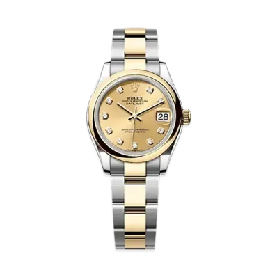 ROLEX Datejust 31mm Oystersteel & Yellow Gold 278243 "Champagne-colour"