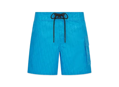 Dior Oblique Swim Shorts "Blue"