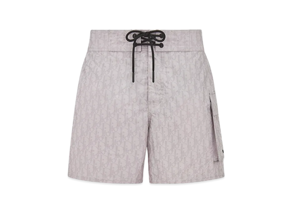 Dior Oblique Swim Shorts "Pearl"