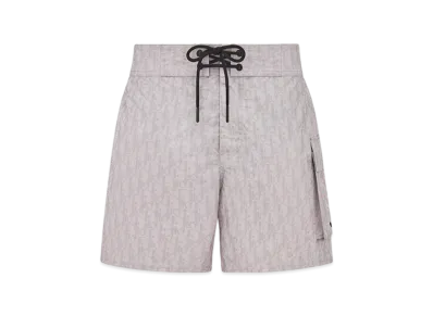 Dior Oblique Swim Shorts "Pearl"